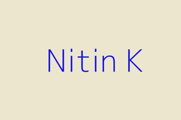 Nitin K