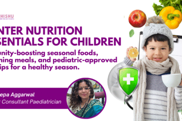 “Winter diet for kids with fruits, vegetables, nuts, and warming foods for immunity.”
